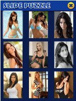 game pic for Slide Puzzle Hotties  Touchscreen